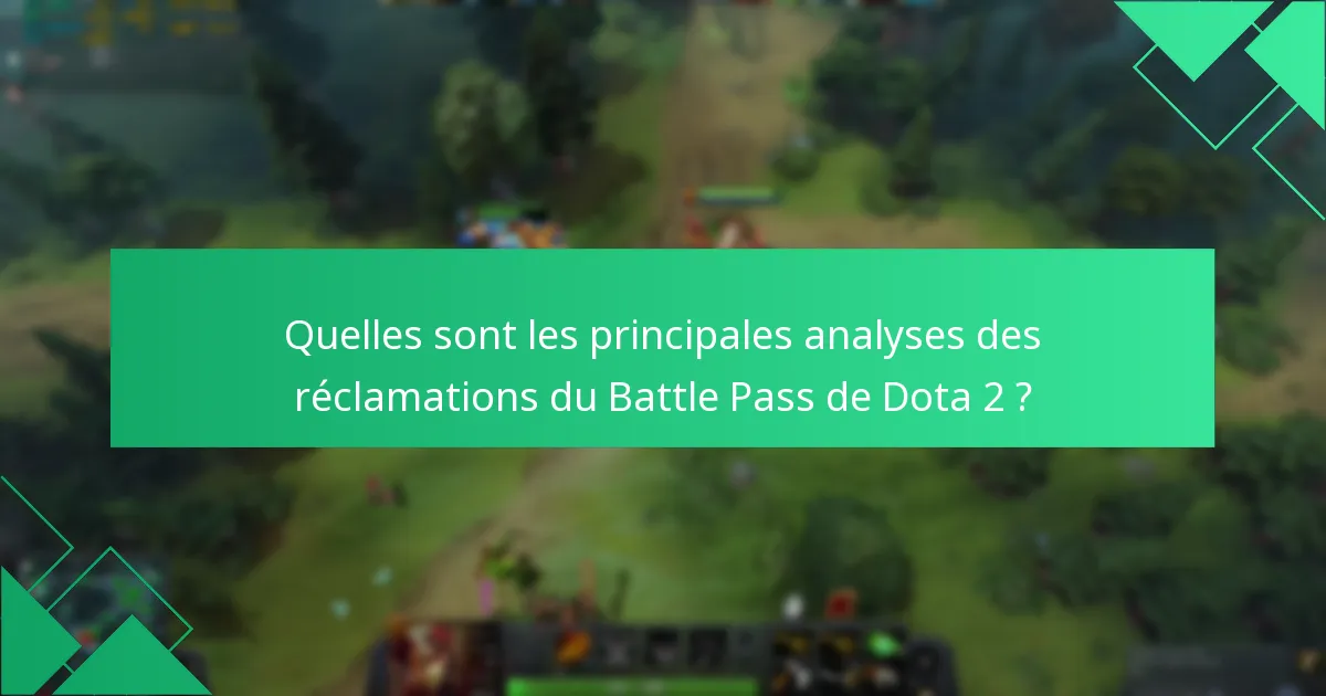 Qu’est-ce que les joueurs préfèrent dans le système du Battle Pass de Dota 2 ?