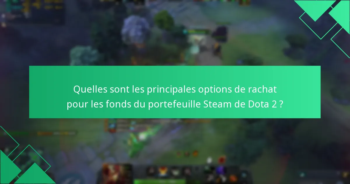 Quelles promotions sont actuellement disponibles pour les rachats de Dota 2 ?